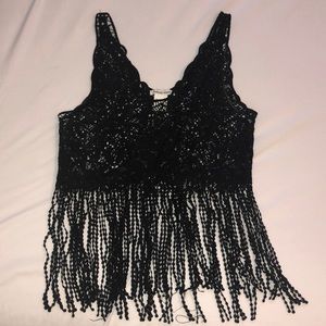 Sheer Bathing suit cover top